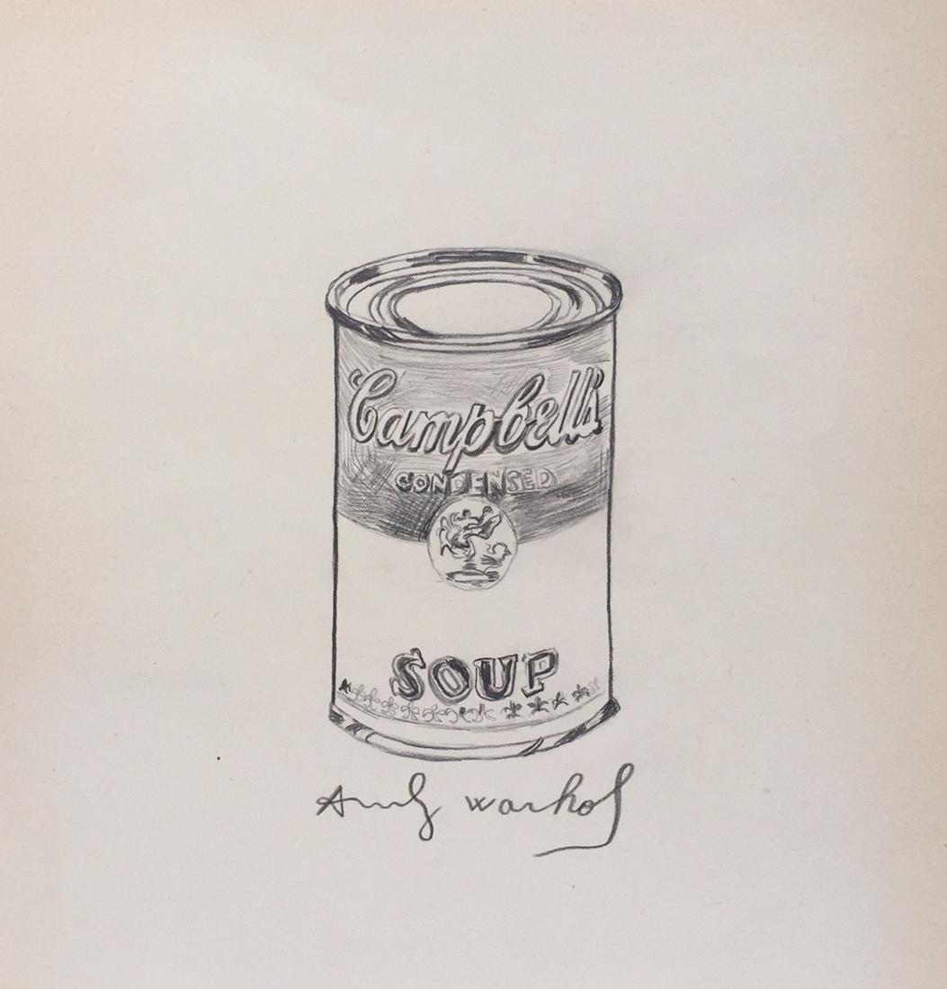 Andy Warhol pencil on paper American Pop art (1 of 5)