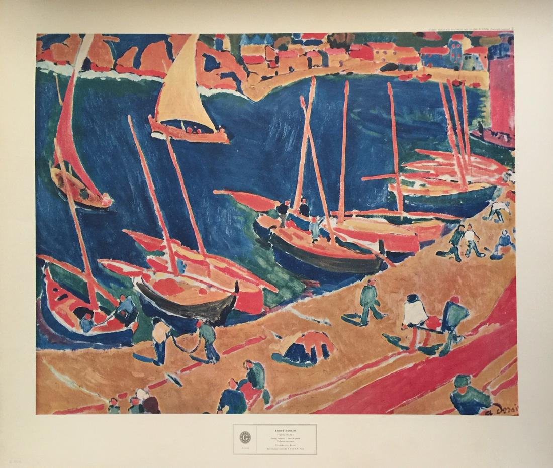 Andre Derain litho print vintage Fauvism French (1 of 7)