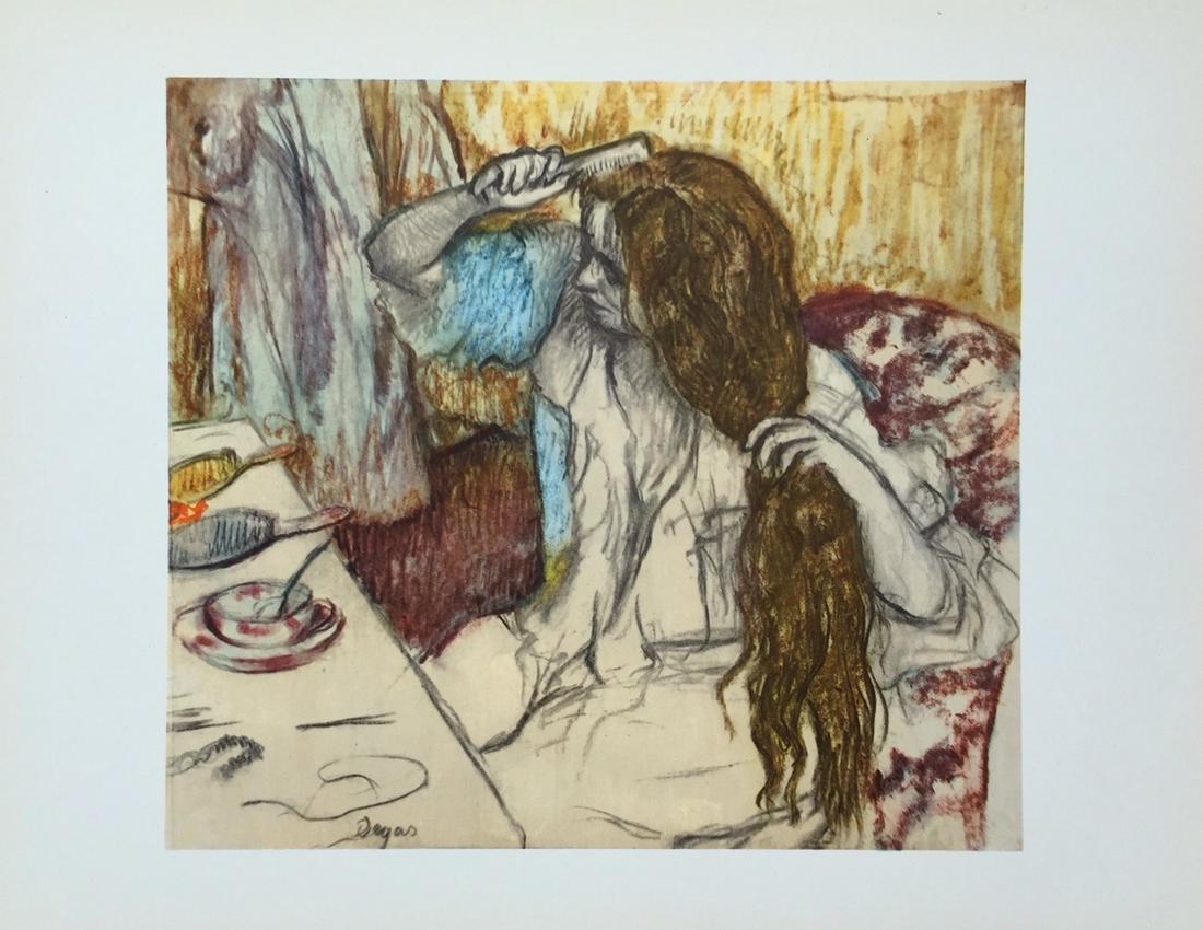Edgar Degas litho on paper French (1 of 7)