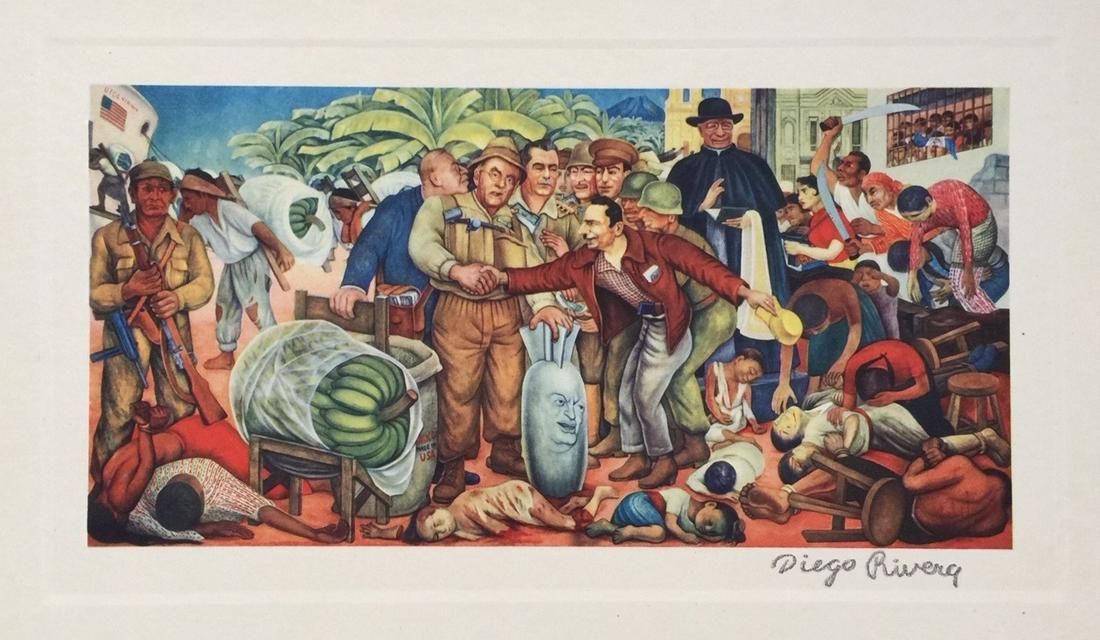 Diego Rivera vintage litho Mexican (1 of 3)