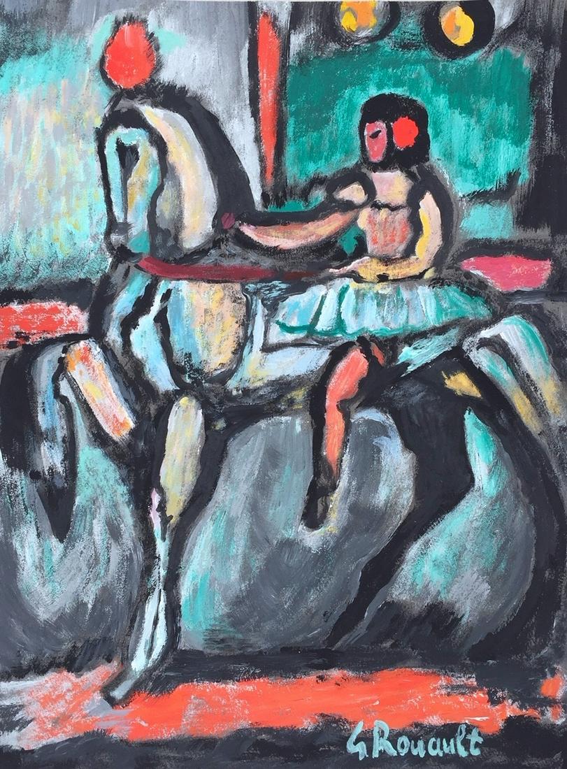 Georges Henri Rouault tempera on paper Expressionism (1 of 4)