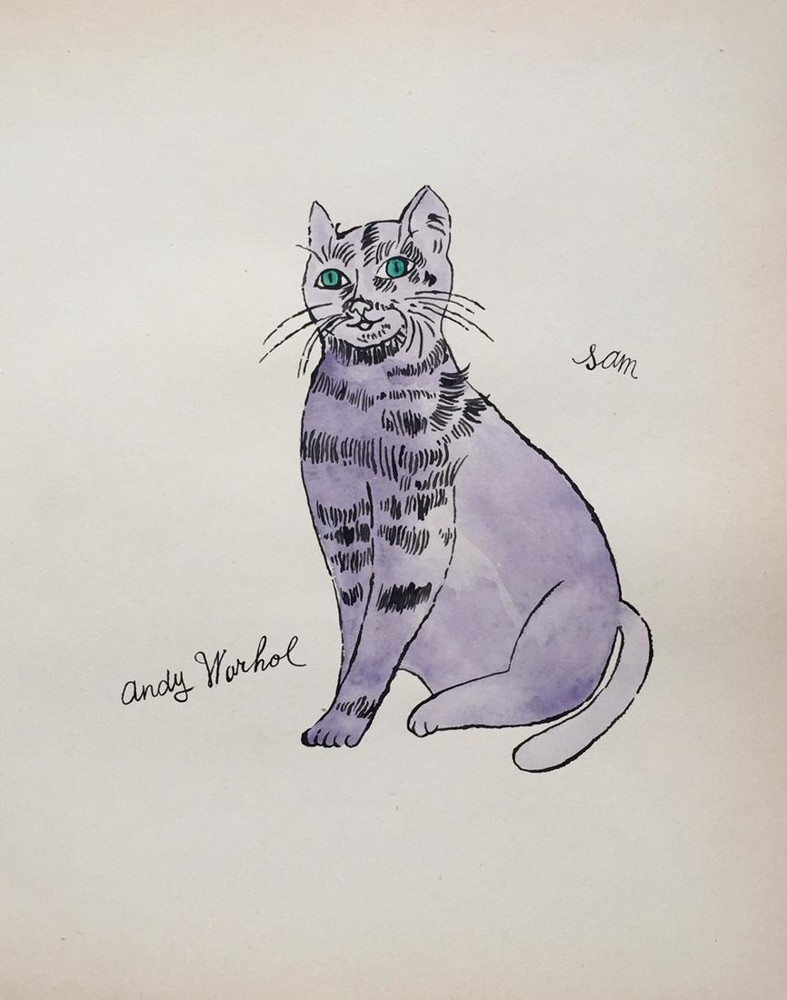 Andy Warhol watercolor and ink on paper American Pop (1 of 3)