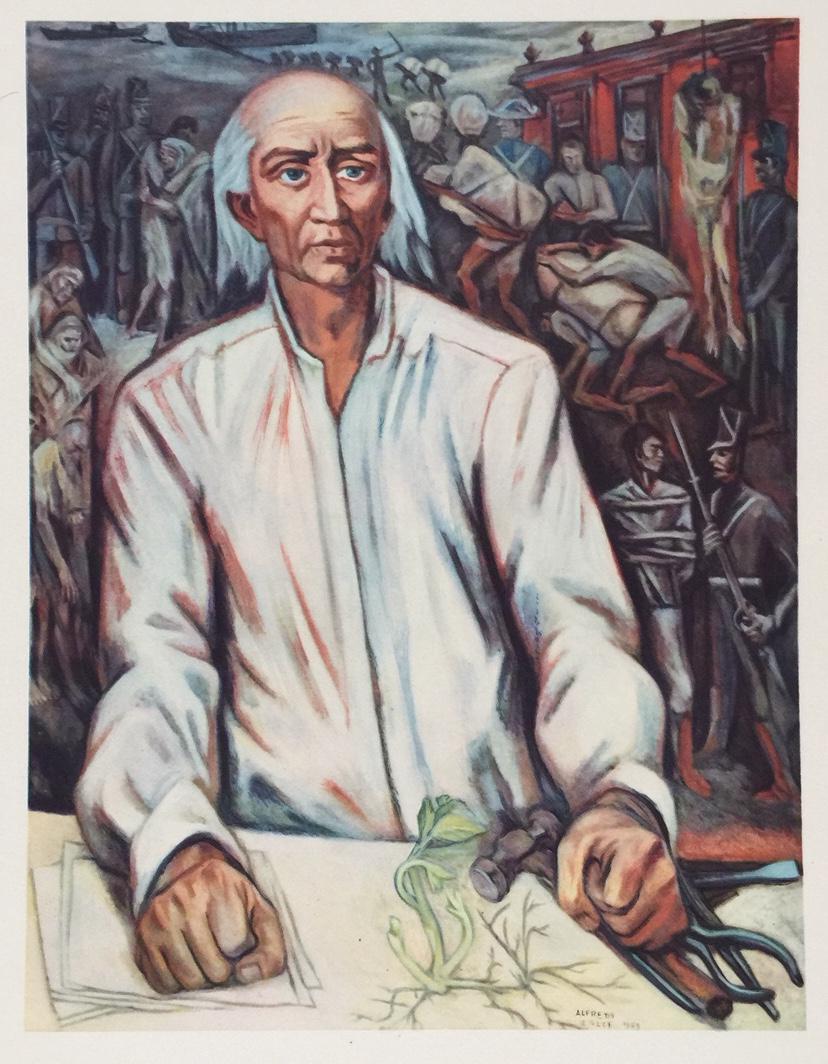 Alfredo Zalce offset print lithograph Mexican (1 of 2)