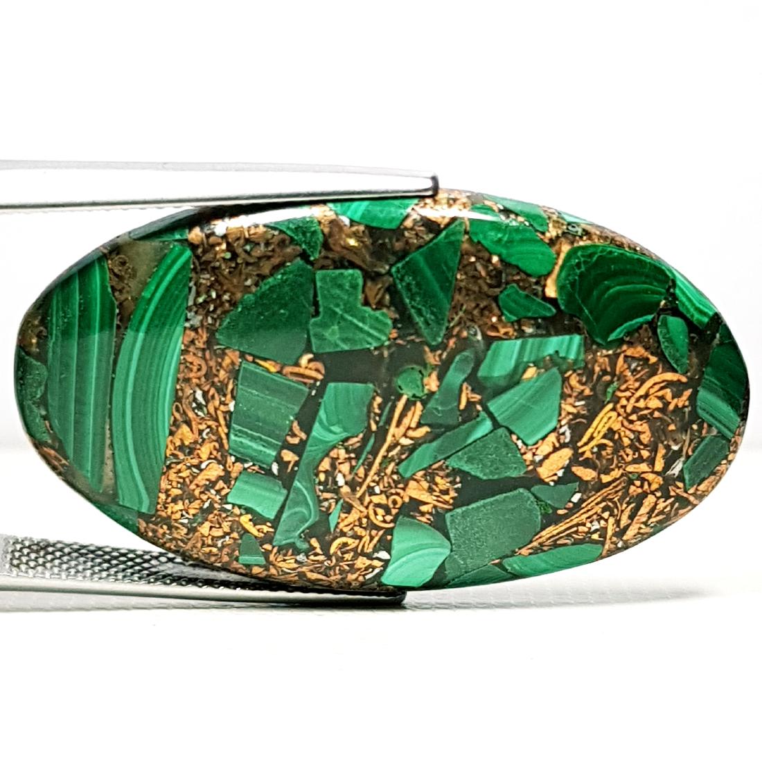 43.05 ct Natural Copper Malakite (1 of 6)