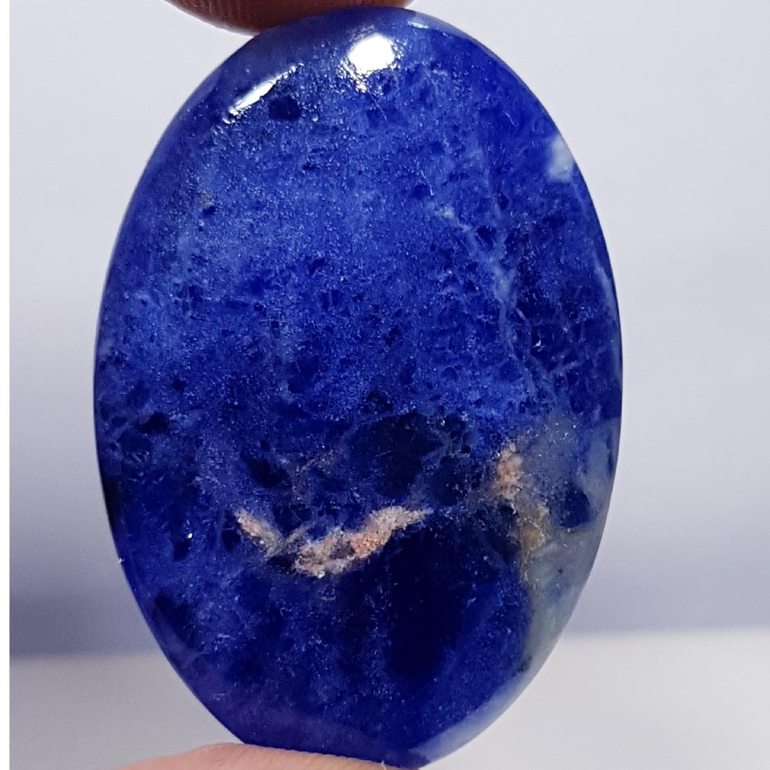 40.00 ct Natural Sodalite: Oval -Africa