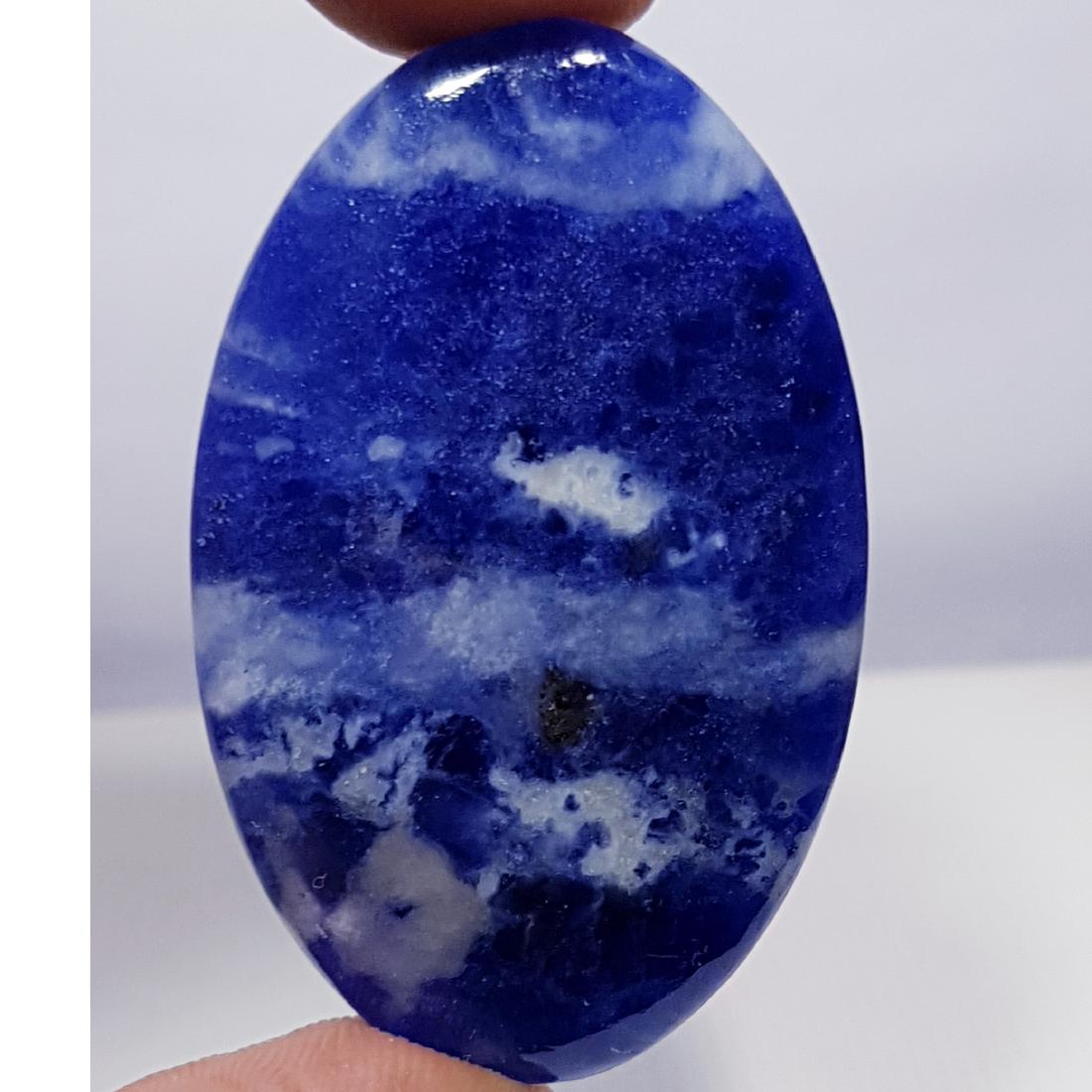 40.70 ct Natural Sodalite: Oval -Africa
