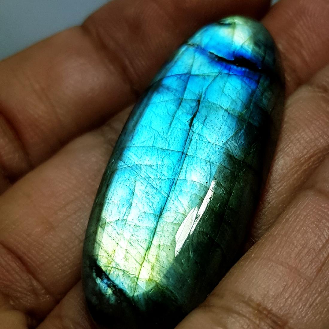50.95 ct Natural Labradorite: Oval - USA