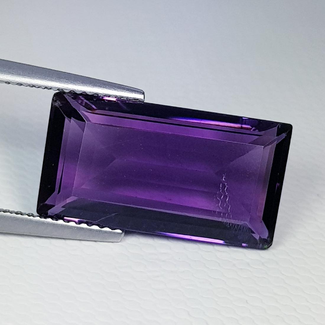 8.35 ct Natural Amethyst Emerald Cut (1 of 6)