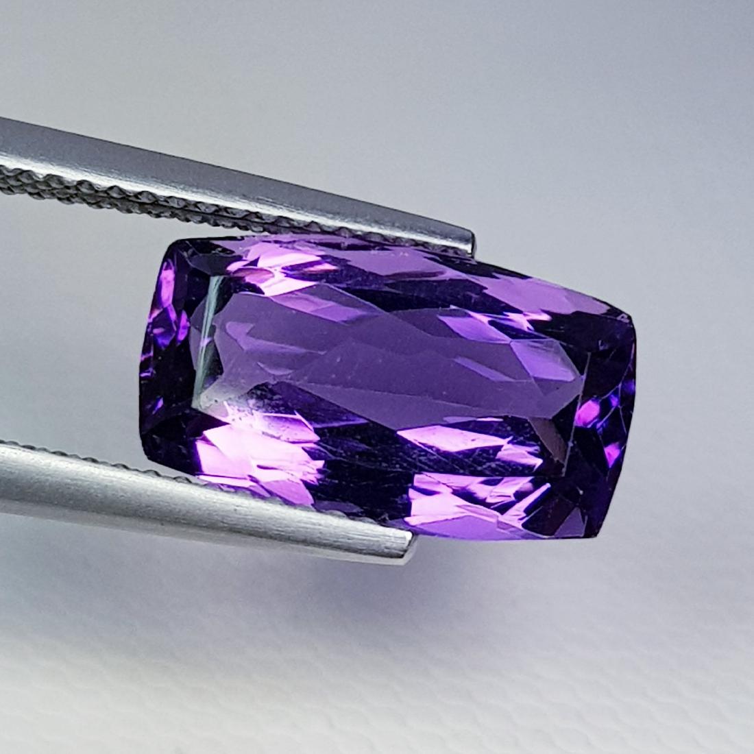 5.00 ct Natural Amethyst Cushion Cut (1 of 6)