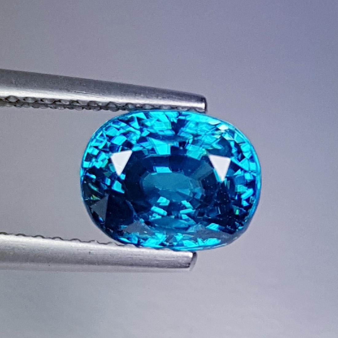 4.35 ct Natural Blue Zircon (1 of 6)