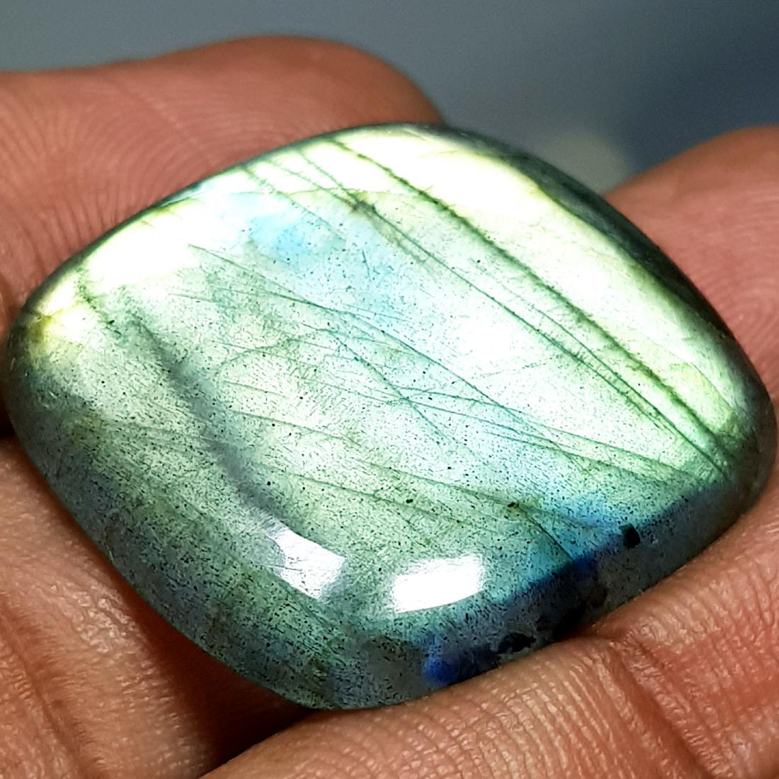 35.80 ct Natural Labradorite: Square-Usa