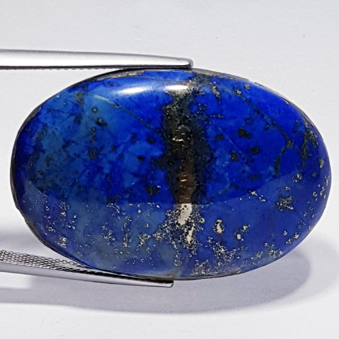 59.45 ct Natural Copper Lapiz Lazuil: Oval-Afganistan/Chile