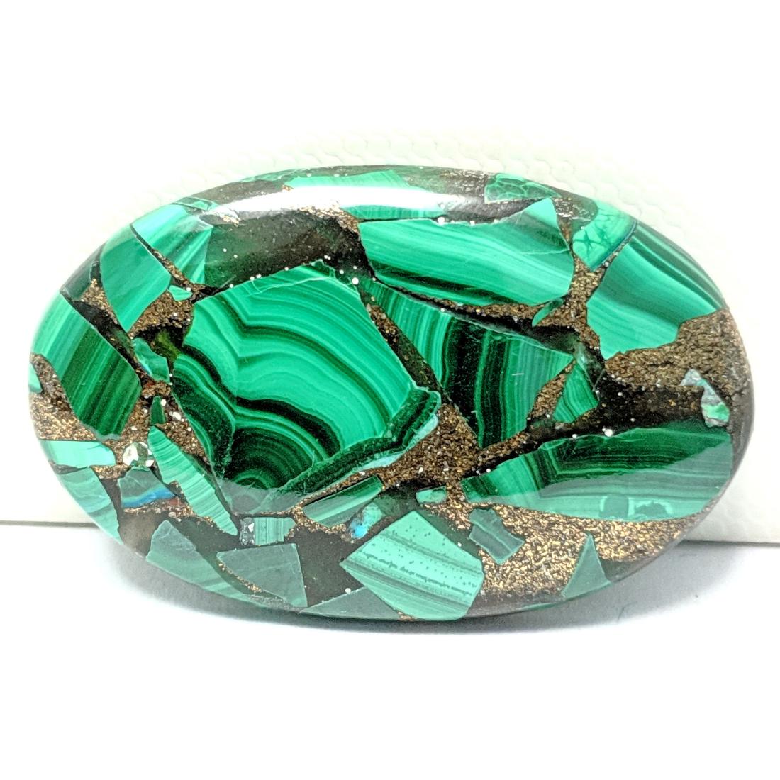 32.70 ct Natural Copper Malachite (1 of 5)