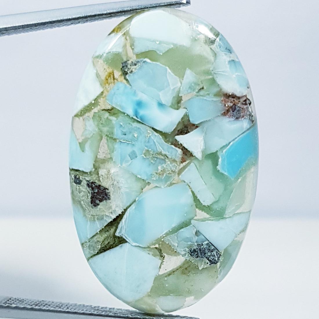 18.85 ct Natural Copper Larimar (1 of 6)