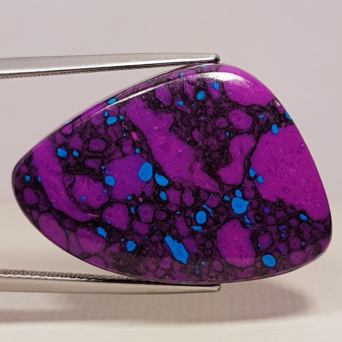 29.75 ct Natural Blue Mohave Turquoise (1 of 6)