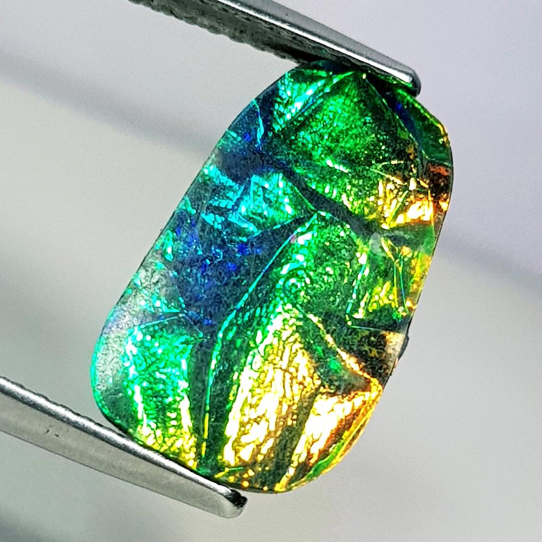 4.65 ct Mexican Fire Opal Doublet (1 of 6)