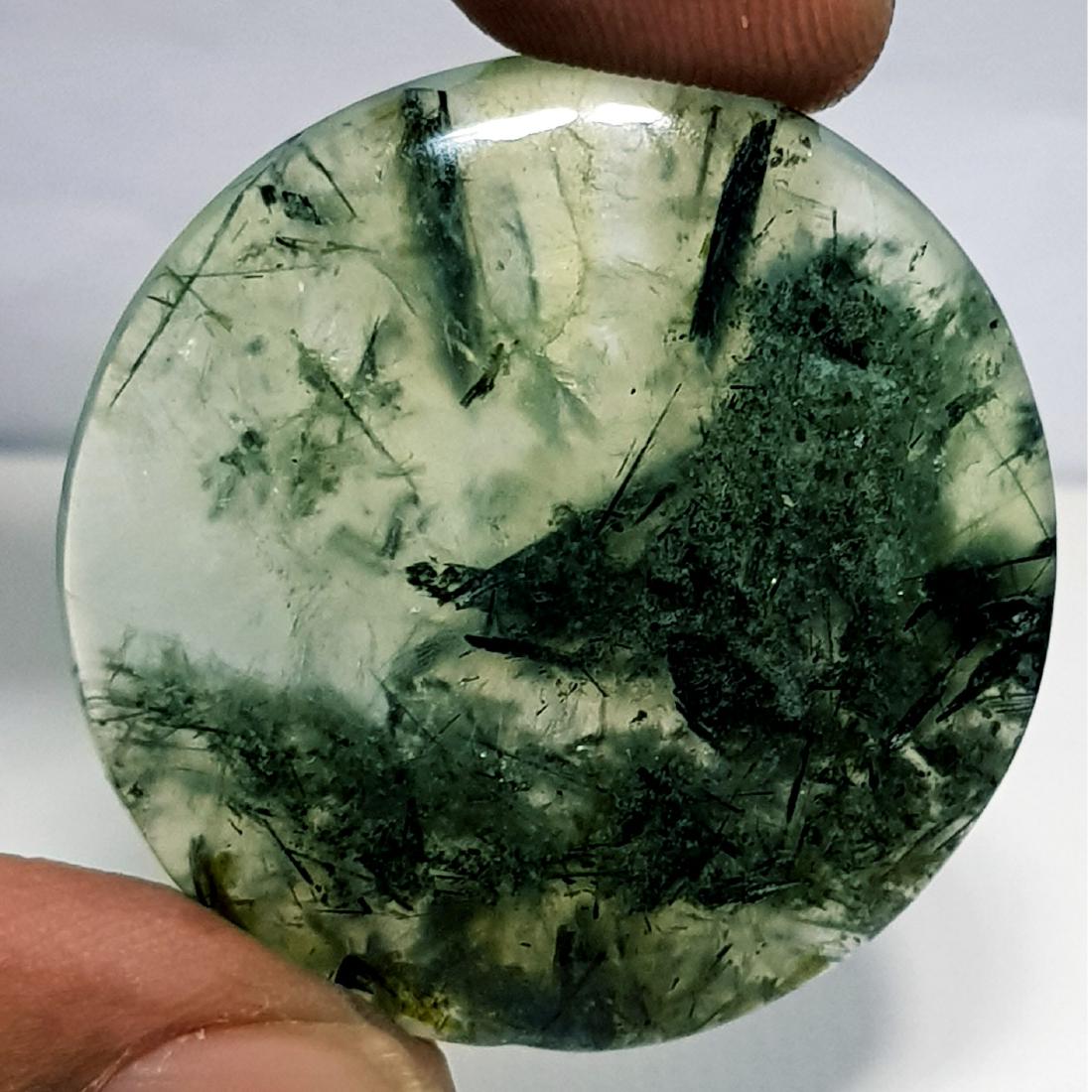 72.40 ct Natural Rutile Prehnite (1 of 6)