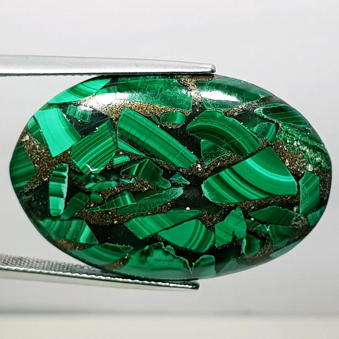 35.90 ct Natural Copper Malachite (1 of 6)