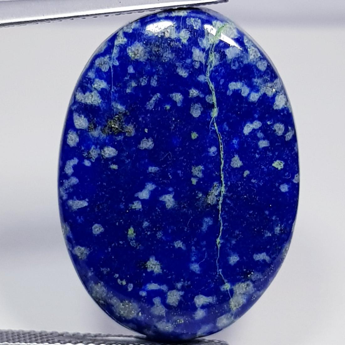 31.95 ct Natural Copper Lapiz Lazuil: Oval-Afganistan/Chile