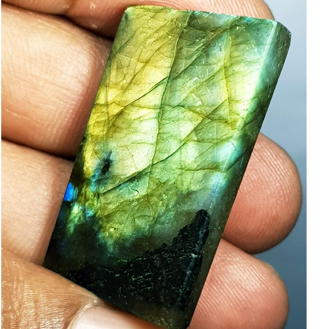 38.21 ct Natural Labradorite Slice (1 of 5)