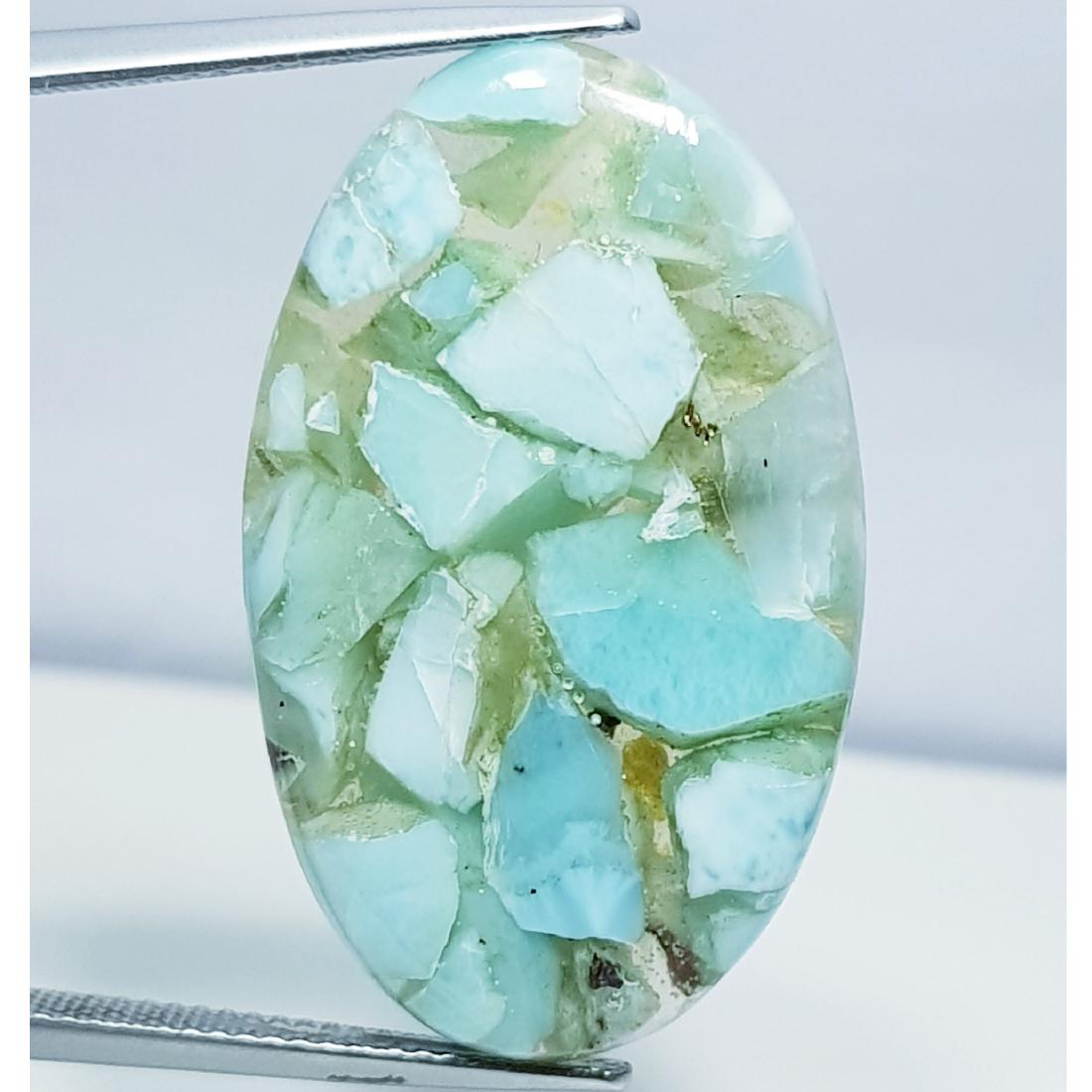 21.26 ct Natural Copper Larimar (1 of 6)