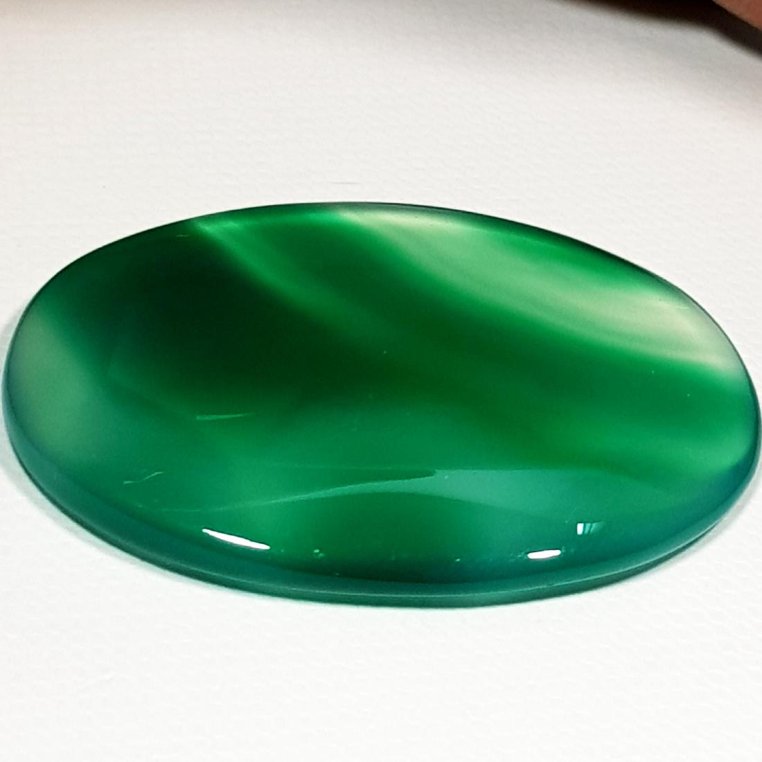 58.95 ct Natural Green Agate (1 of 5)