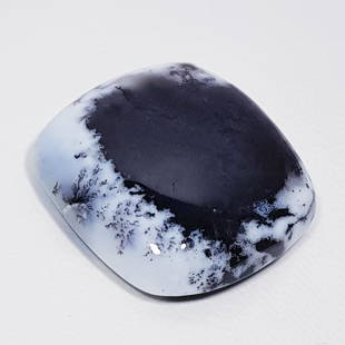 47.20 ct Natural Dendrite Opal: Cushion - Australia