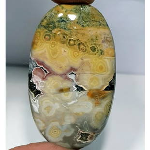 42.60 ct Natural Ocean jasper: Oval-Brazil