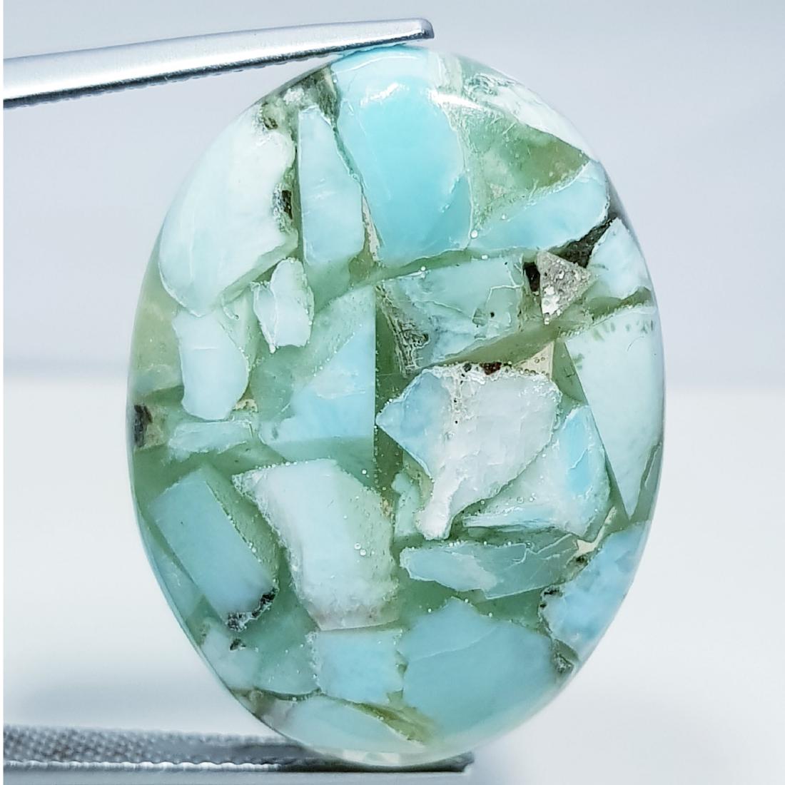 31.20 ct Natural Copper Larimar (1 of 5)
