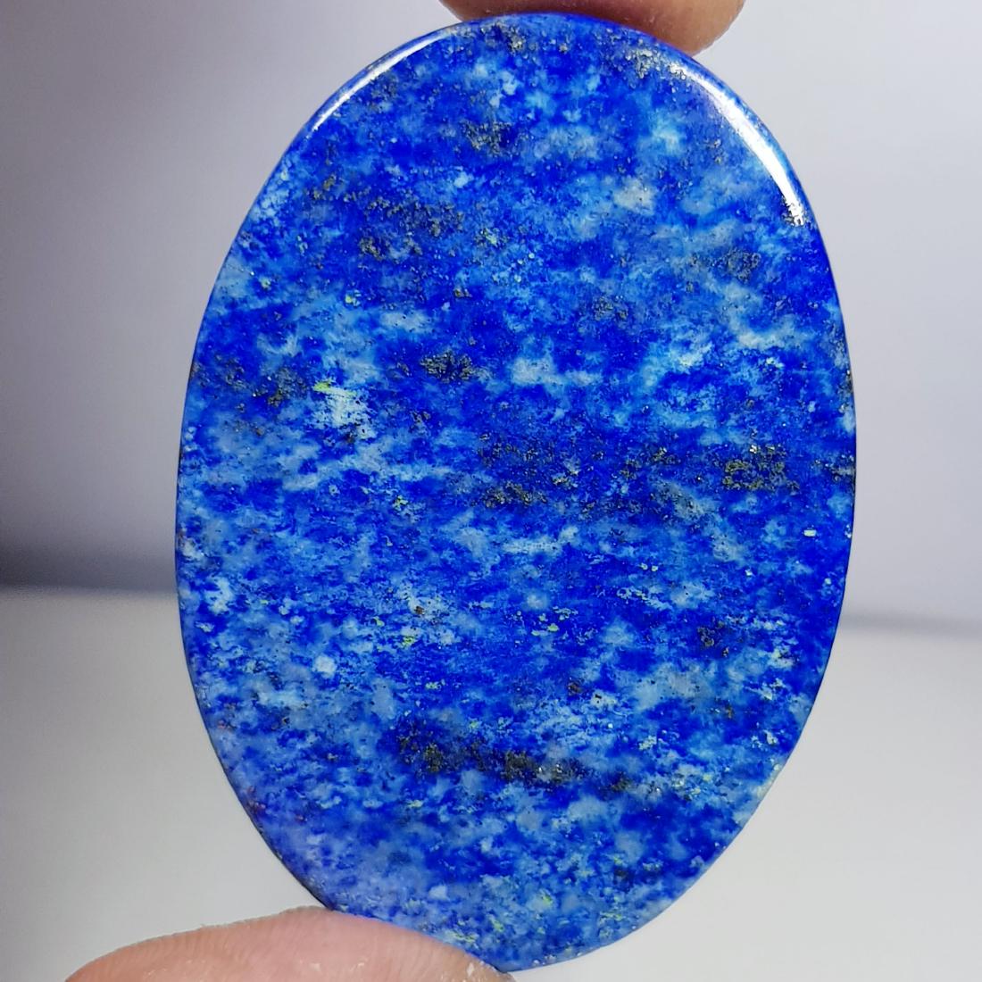 62.60 ct Natural Copper Lapiz Lazuil: Oval-Afganistan/Chile