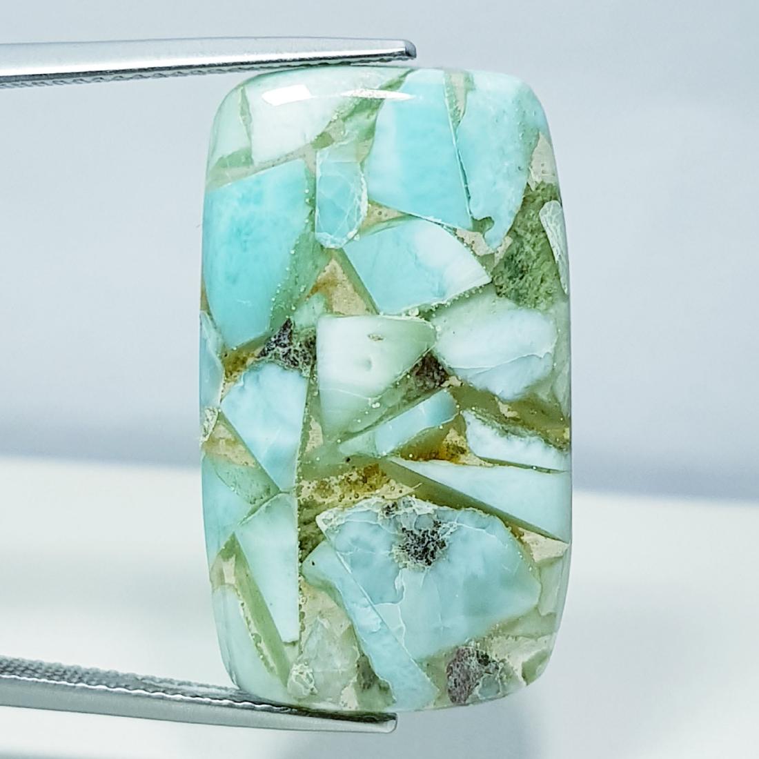 18.40 ct Natural Copper Larimar (1 of 5)