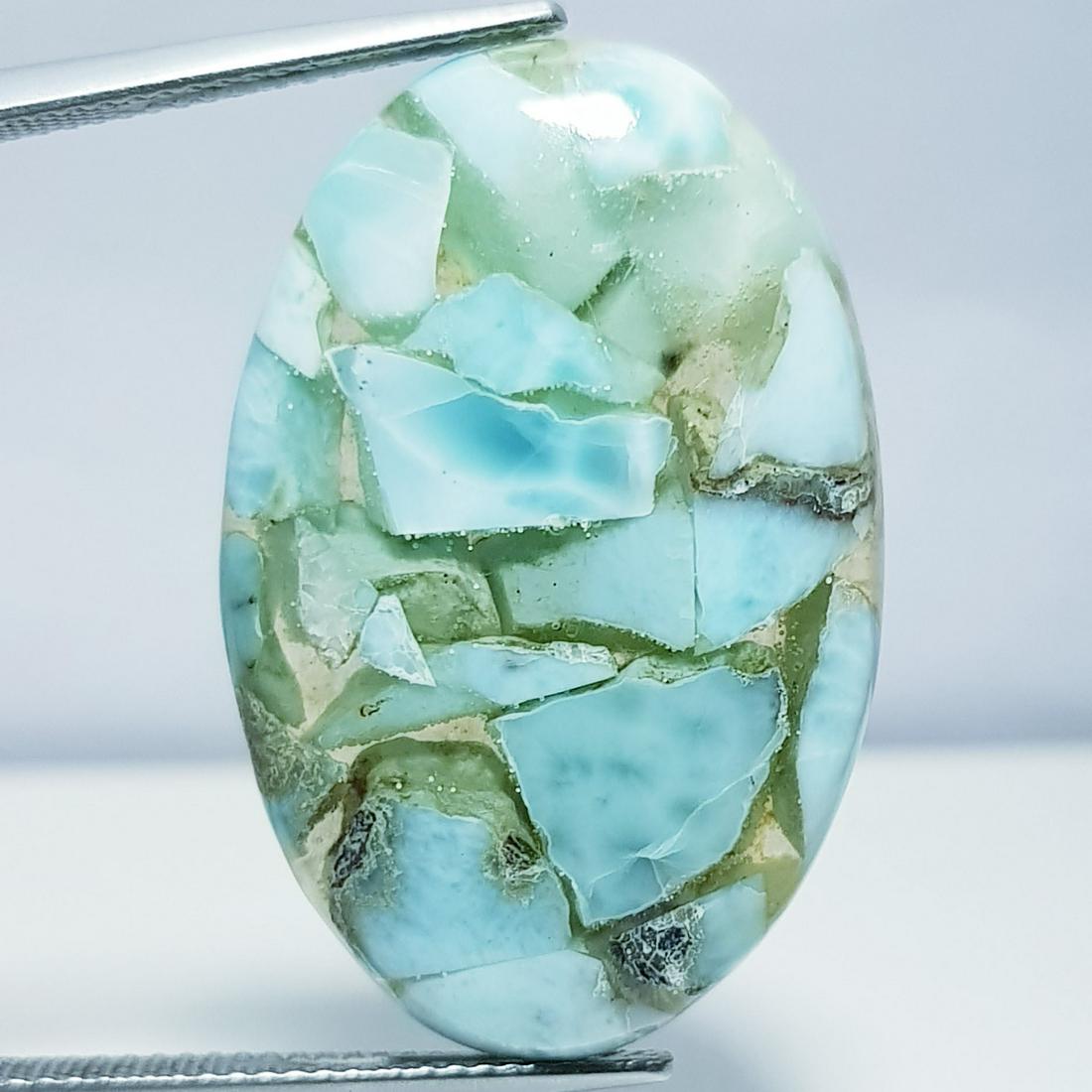 23.80 ct Natural Copper Larimar (1 of 5)