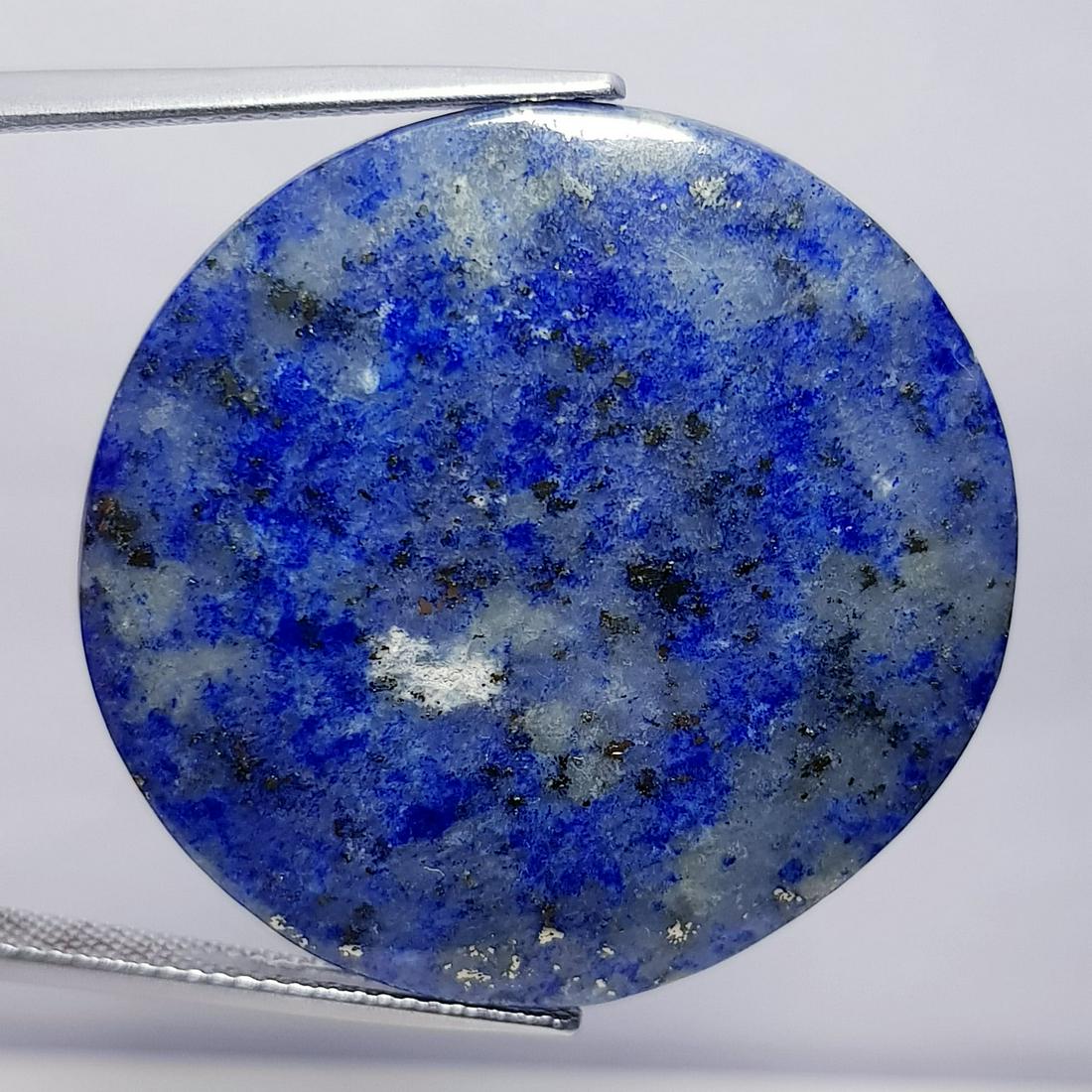 44.55 ct Natural Copper Lapiz Lazuil: Round-Afganistan/Chile