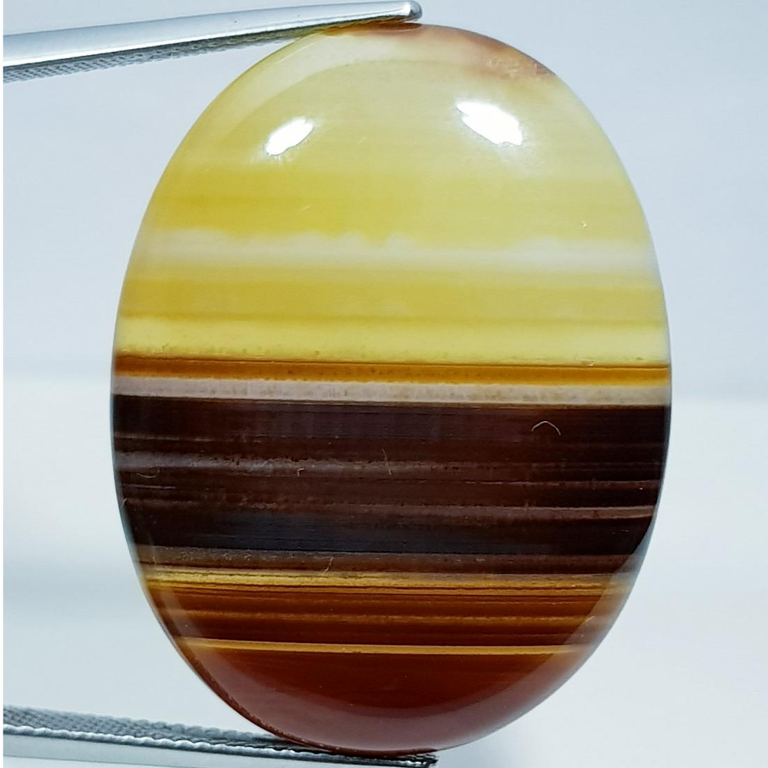 54.40 ct Natural Brown Lace Agate (1 of 5)