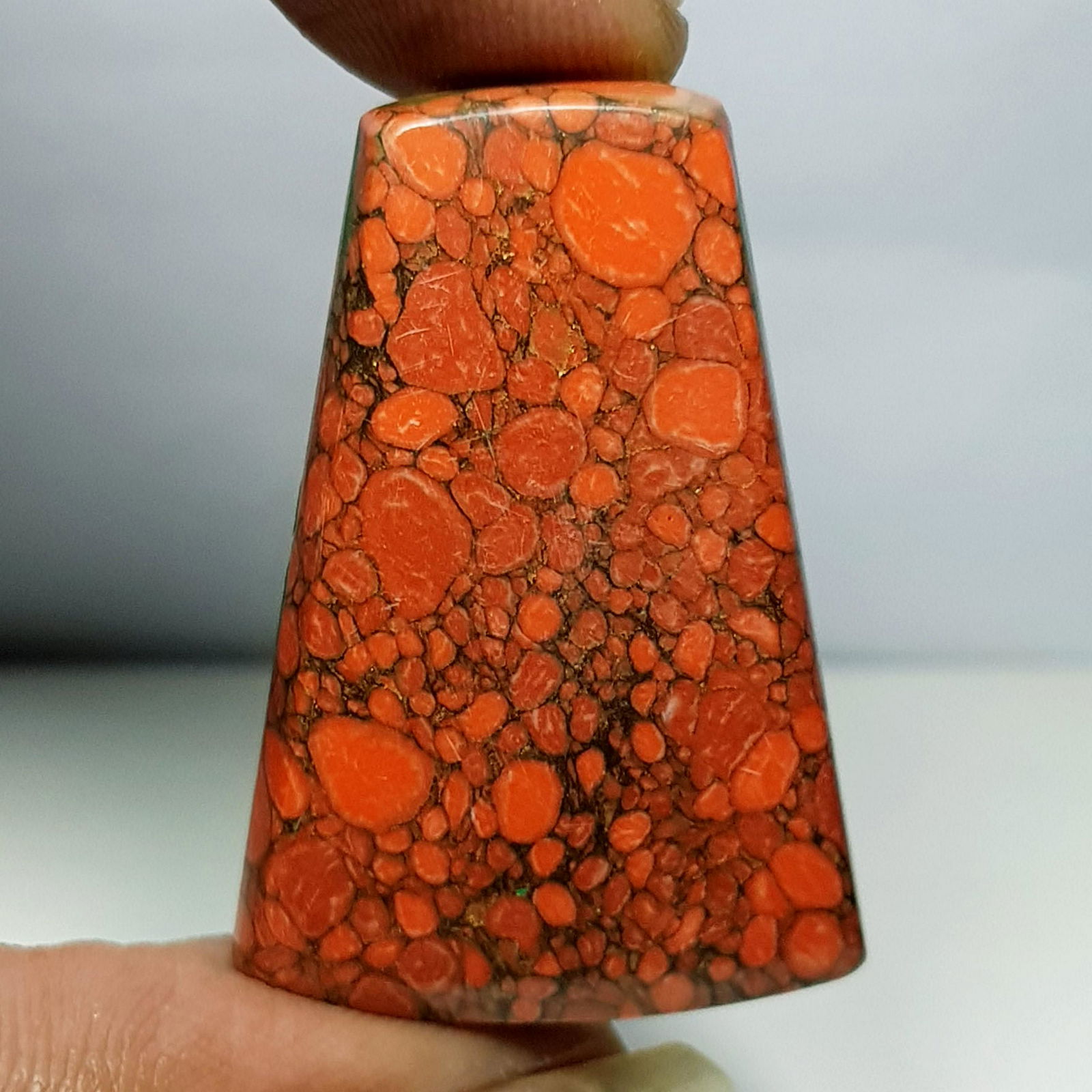 37.60 ct Natural Red Mohave Turquoise (1 of 5)