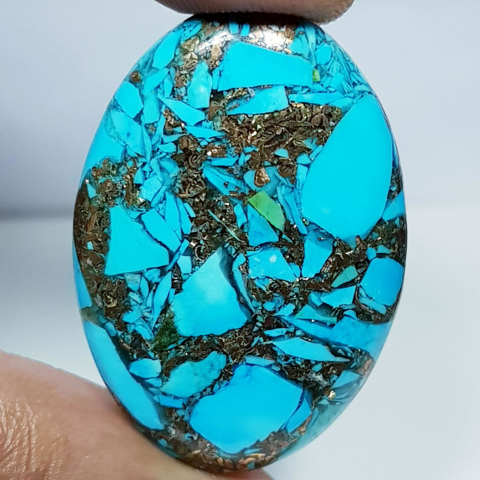 30.85 ct Natural Copper Turquoise (1 of 5)