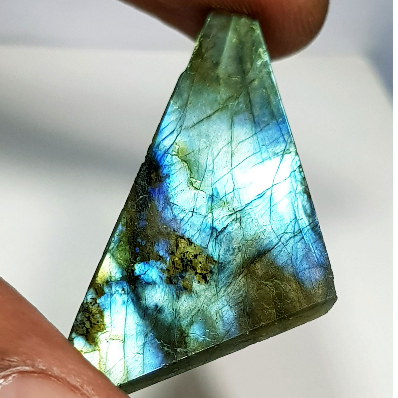 25.15 ct Natural Labradorite Slice (1 of 6)