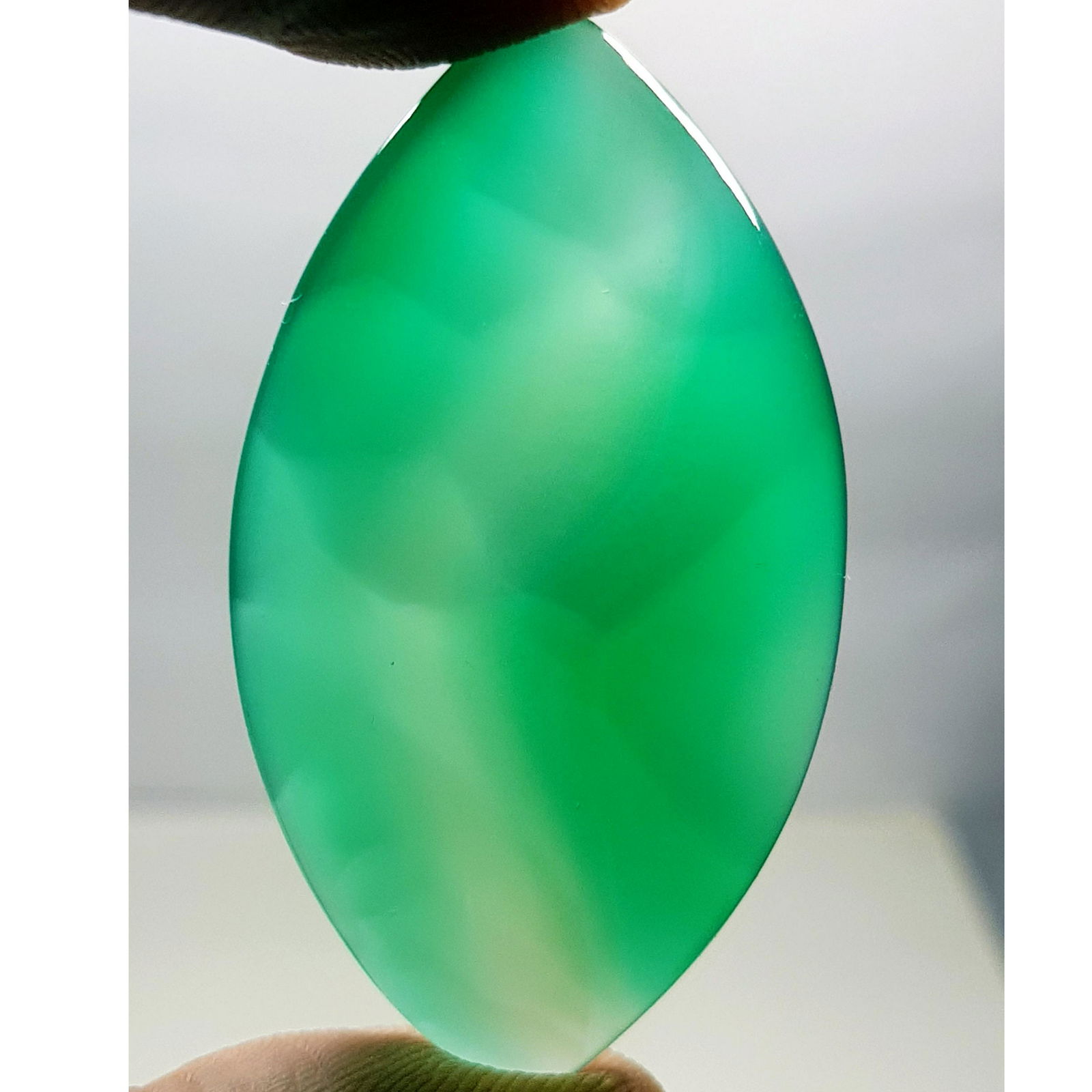 47.05 ct Natural Green Agate (1 of 5)