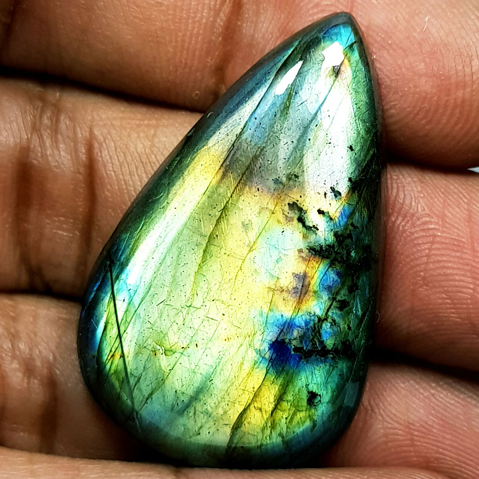44.45 ct Natural Labradorite (1 of 6)