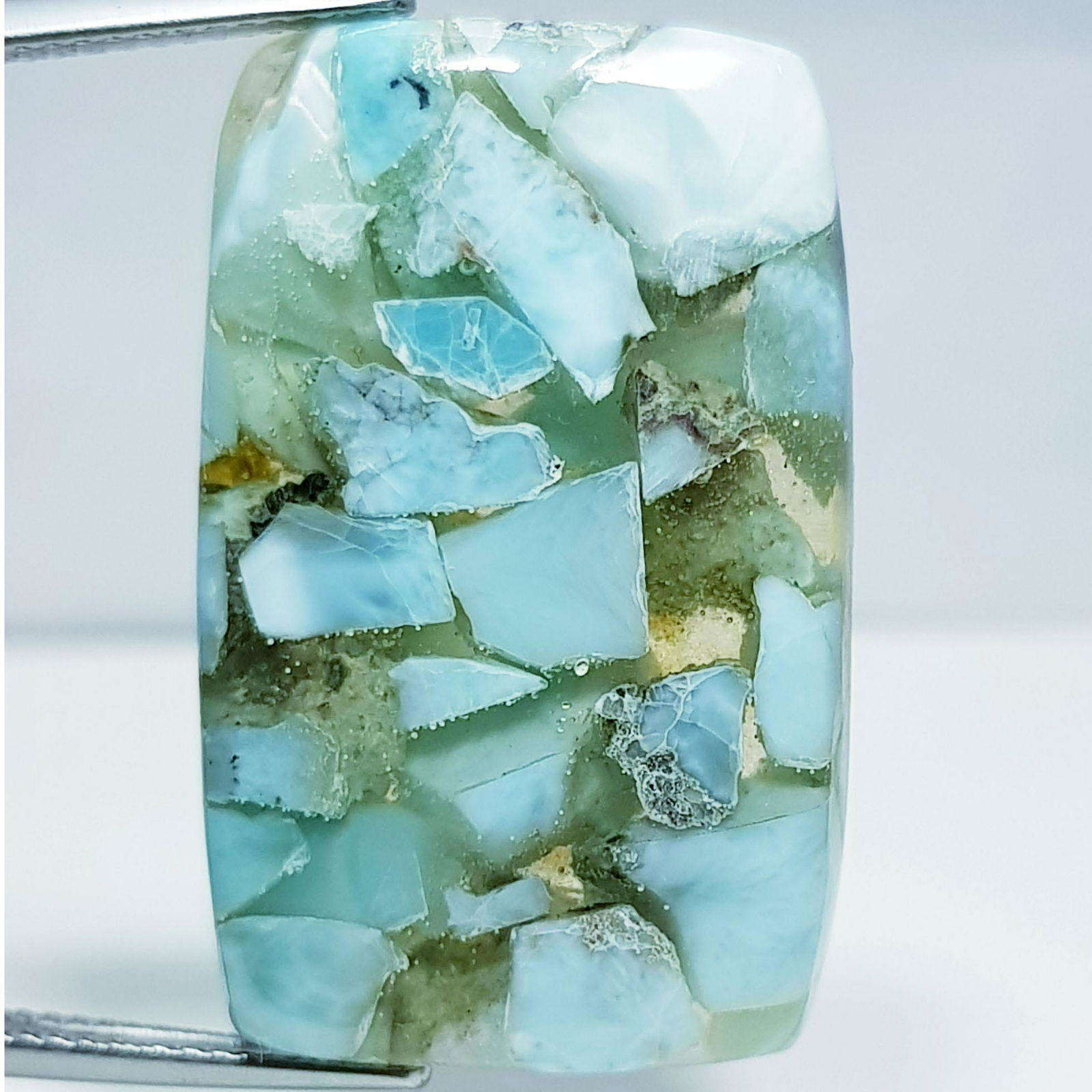 24.70 ct Natural Copper Larimar (1 of 5)