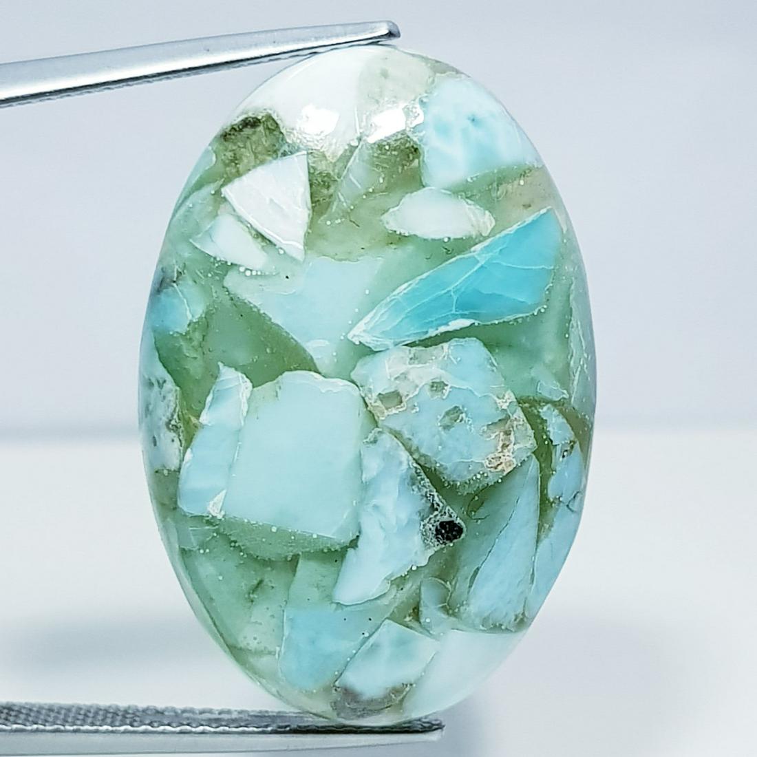 28.80 ct Natural Copper Larimar (1 of 6)