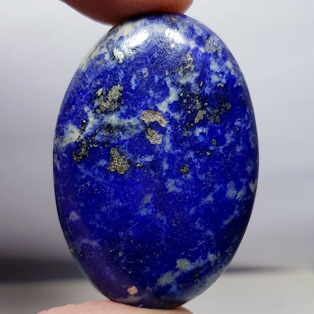 66.05 Natural Copper Lapiz Lazuil: Oval-Afganistan/Chile