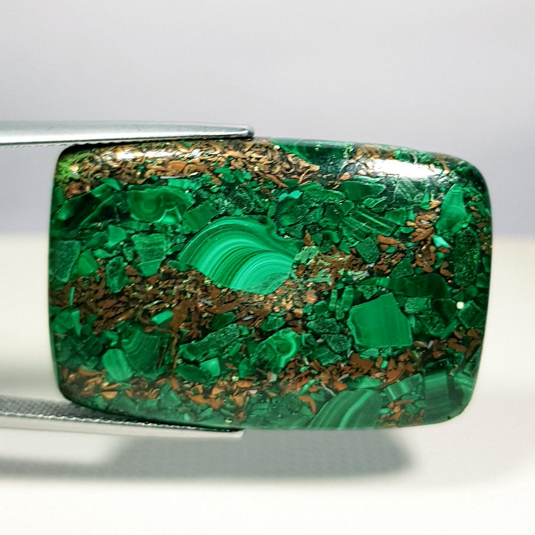 37.25 ct Natural Copper Malachite (1 of 5)
