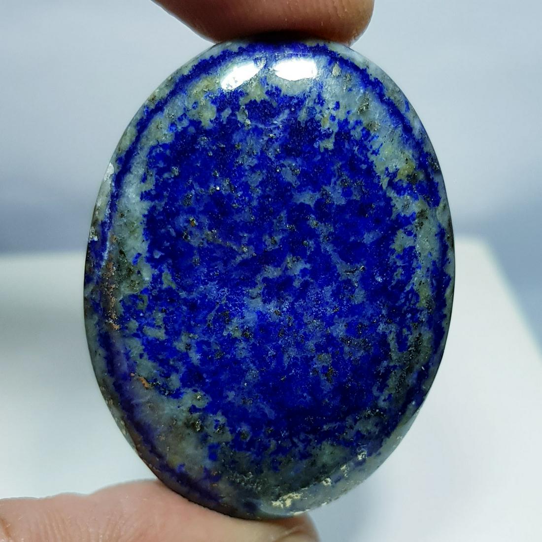 73.90 Natural Copper Lapiz Lazuil: Oval-Afganistan/Chile