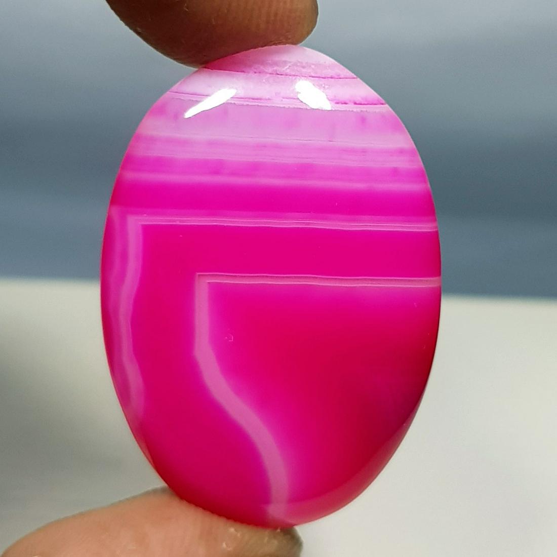 28.20 ct Natural Pink Lace Agate (1 of 5)