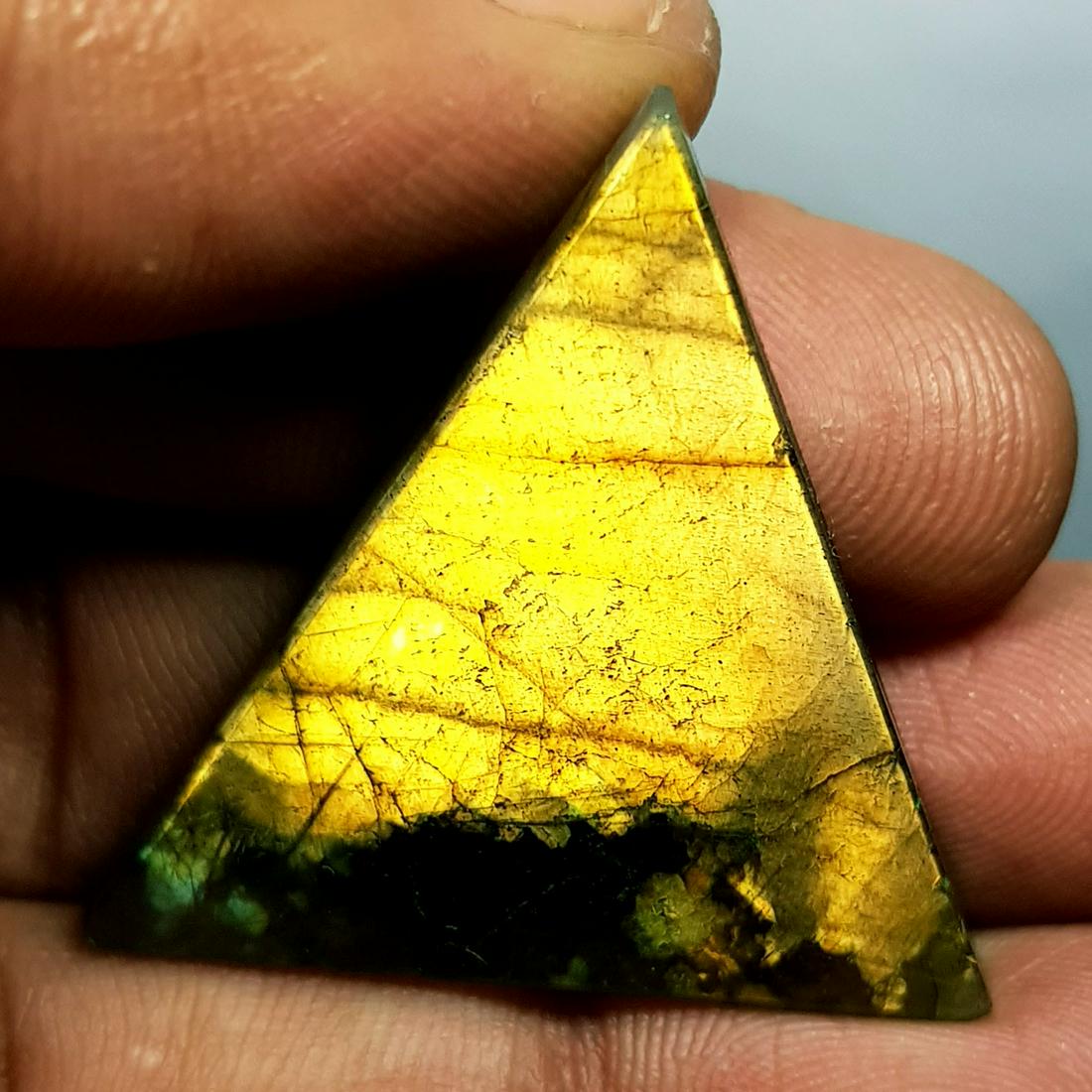 38.56 ct Natural Labradorite Slice (1 of 5)