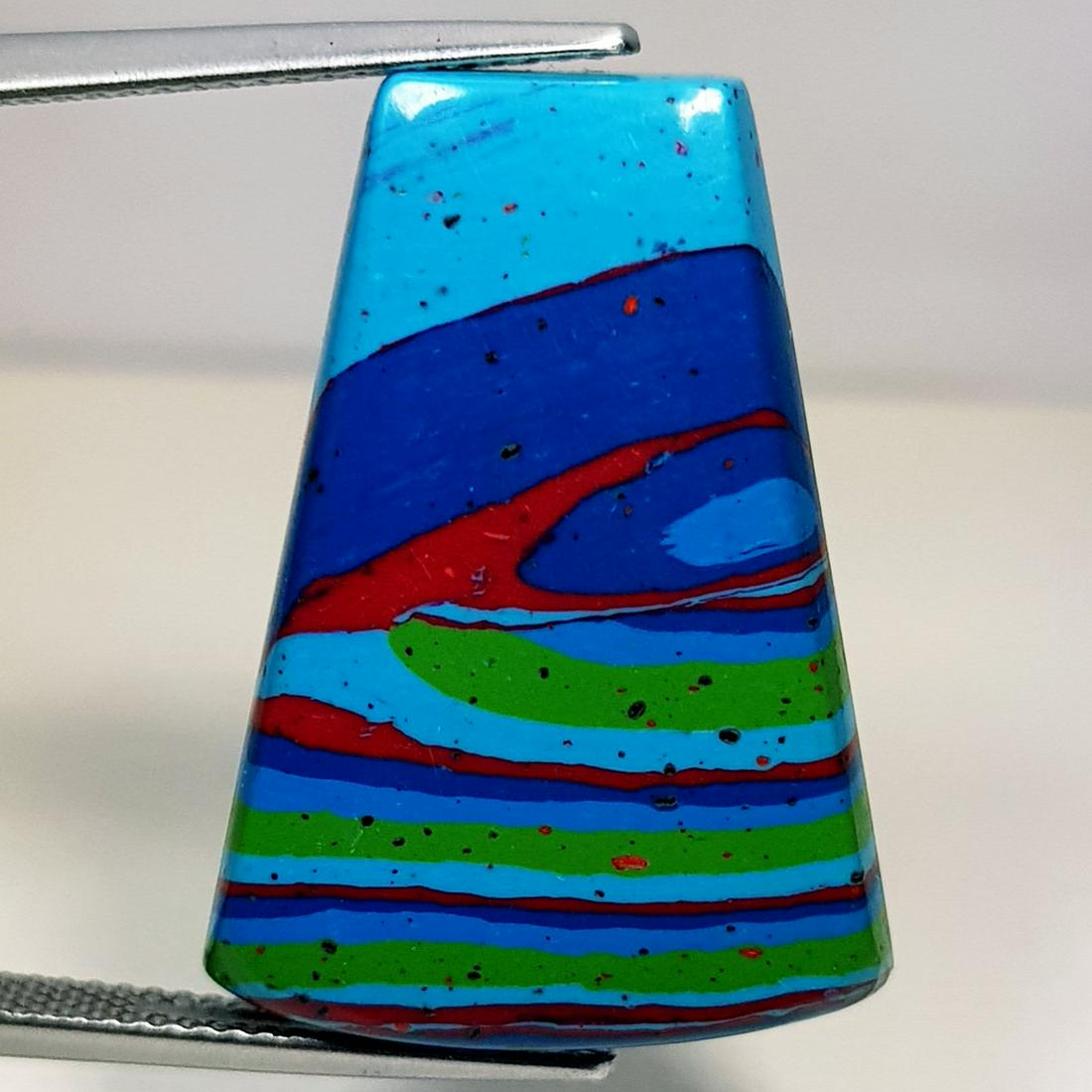 17.30 ct Natural Rainbow Calsilica (1 of 5)