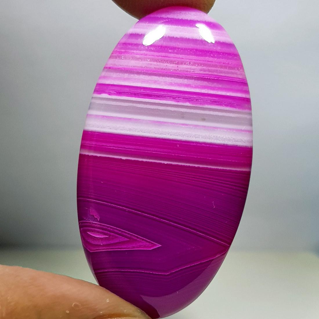 44.50 ct Natural Pink Lace Agate (1 of 5)