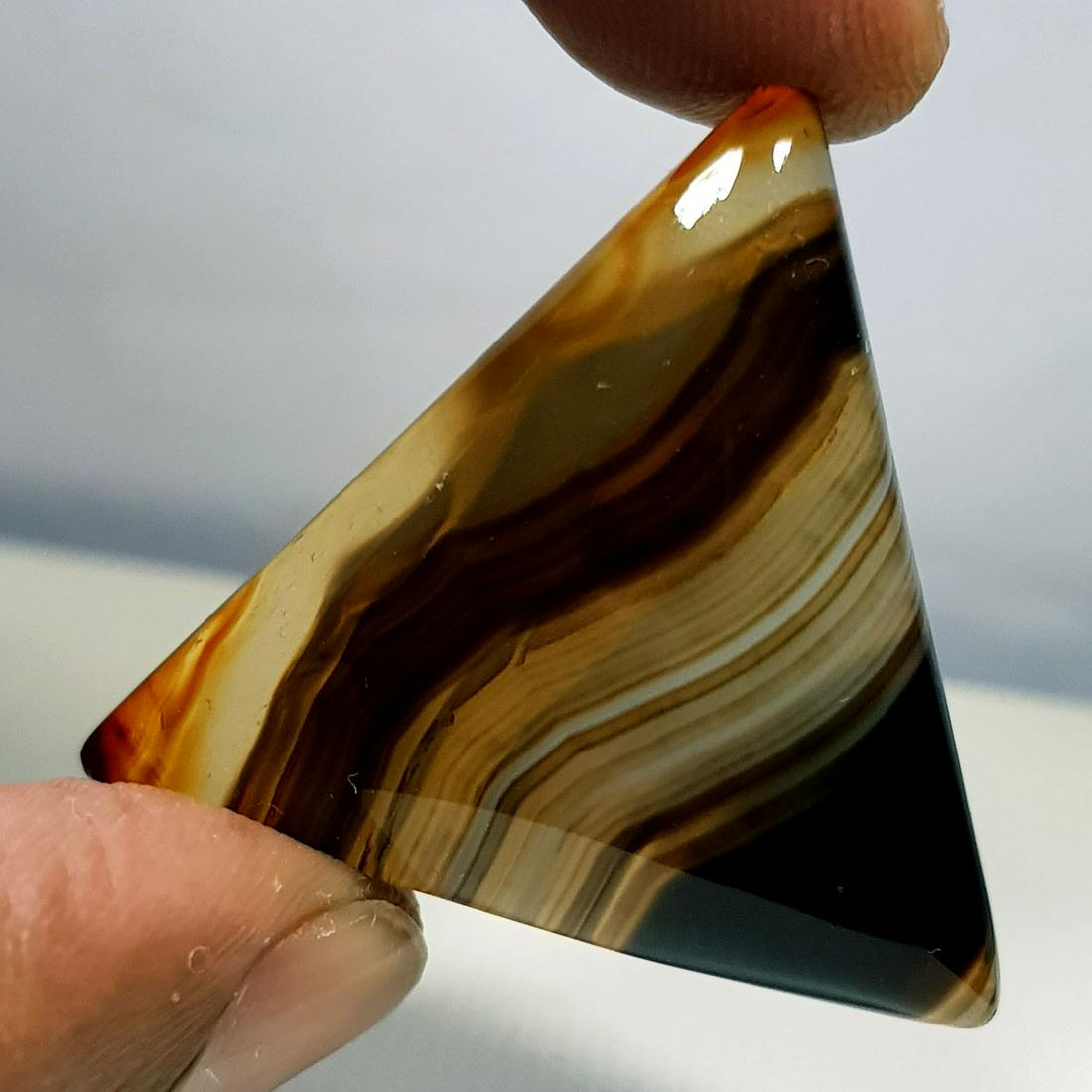 20.15 ct Natural Brown Lace Agate (1 of 6)