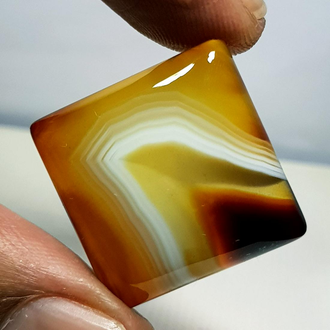 39.15 ct Natural Brown Lace Agate (1 of 5)